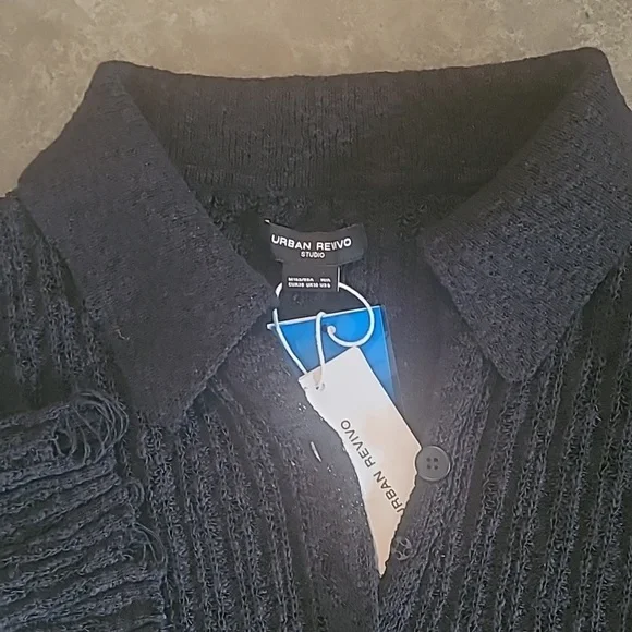 NWT URBAN REVIVO SKATER SKINNY KNITTED CARDIGAN - Picture 6 of 8